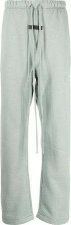 Fear of God drawstring cotton track pants - men - Cotton/Polyester - M - Green