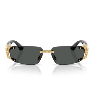 Versace Sunglasses Ve2291 100287 Gold/Dark Gray Mens