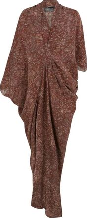 Cortana Kleedjes, Dames, Rood, M, Mayu Midi Jurk