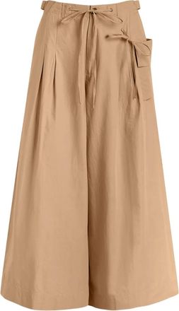 Damson Madder Pantaloni Tatiana Culotte con coulisse - Toni neutri