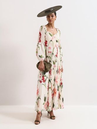 Phase Eight Reanna Floral Maxi in Ivory at Nordstrom, Size 14