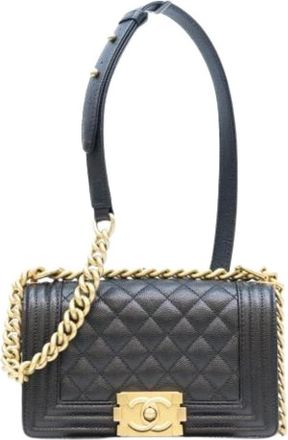 Chanel Pre-owned Vintage Schoudertas - Dames - Vintage Schoudertas - Zwart - ONE Size - Vintage