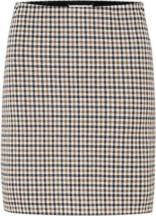 Part Two Bruin Geruit Stijl Rok - Dames - Korte rokken - Veelkleurig - 2XL - Rokken