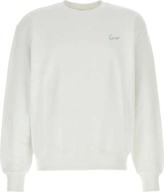 Kenzo Felpa con ricamo Signature - - Sweatshirts & Hoodies - Uomo - Bianco - XL