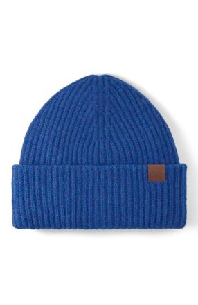 Mulberry Chunky Ribbed Beanie in Cobalt Blue at Nordstrom