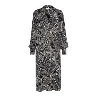 Kaffe Kagenette Amber Dress - female - Kaffe - Midi Dresses - Black - 3XL - Dresses