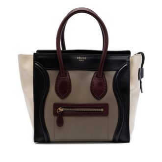Celine Pre-owned Celine Micro Tricolor Leather Luggage Tote Ladies 94YL9Z9LS5RCDKTF