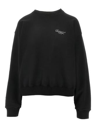 Givenchy Sweatshirt In Fleece With Stamp Print