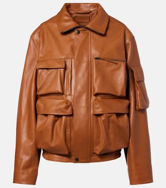 Christophe Lemaire Chaqueta blouson de piel