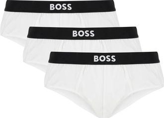 HUGO BOSS Hugo, Bottoms, male, White, Size: S Logoed Elastic Cotton Briefs Set
