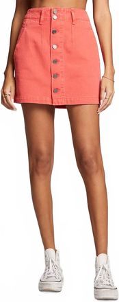 Saltwater Luxe Poppy Mini Skirt In Orange