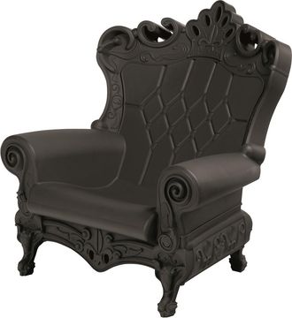 Slide Queen Of Love Nero Poltrona Design Originale Slide Colorata Moderna Barocca Regina