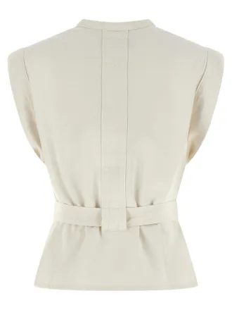 Christophe Lemaire Chasuble Vest - Cream