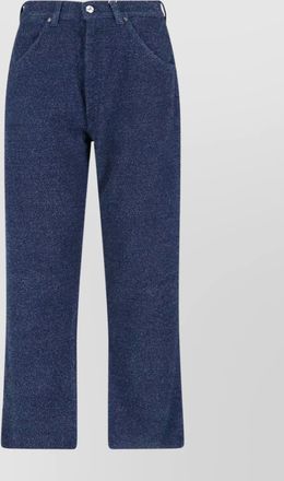 Vivienne Westwood straight trousers with textured fabric and pockets