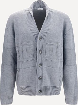 GCDS Buttoned logo Cardigan Male XL