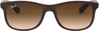Ray-Ban Andy Zonnebril - Heren - Zonnebrillen - Bruin - 55 MM - Accessoires