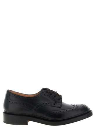 Trickers Black Bourton Lace Up Shoes