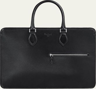 Berluti Mens Un Jour Neo Box Leather Briefcase