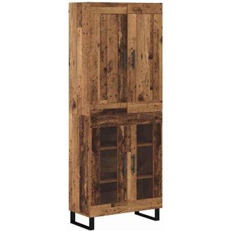 vidaXL Aparador Alto Madera Vieja 69,5 X 34 X 180 Cm Vidaxl