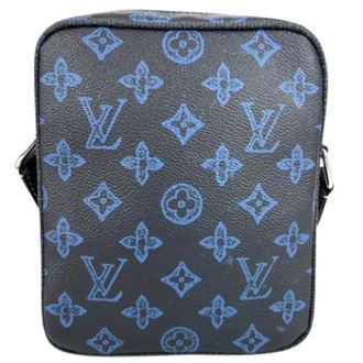 Louis Vuitton Pre-owned Pochette Schoudertas - Heren - Pre-owned - Blauw - Maat: ONE Size