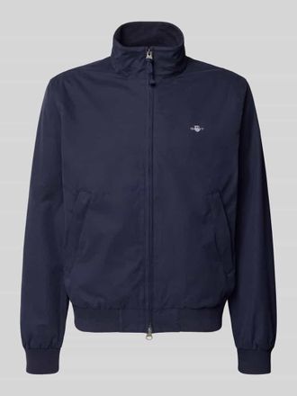 GANT Jacke mit Stehkragen und Zweiwege-Rei&szlig;verschluss in Marine, Gr&ouml;&szlig;e XXXL