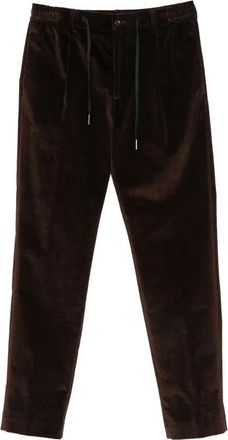Tagliatore Newman Straight Broeken - Heren - Straight fit broeken - Bruin - M - Katoen - Broeken