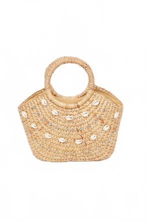 Hat Attack Womens Janie Shell Bag In Natural