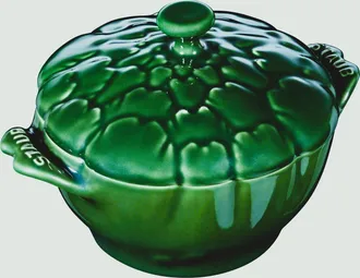 Staub Ceramic 16-oz Petite Artichoke Cocotte - Basil