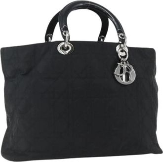 Dior Pre-owned Vintage Nylon Handtas - Dames - Vintage Handtas - Zwart - ONE Size - Nylon - Vintage
