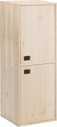 Astigarraga Armario Dinamic Vertical De 2 Puertas De Madera De Pino 4 Baldas 1054x373x33cm - Astigarraga Dm2ver.99