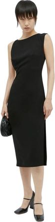 St.Agni Arc Cut-Out Jurk - Dames - Feestkleedjes - Zwart - L - Kleedjes