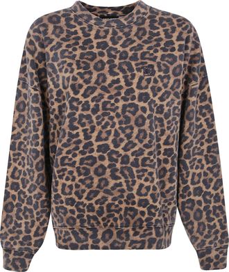 Anine Bing Sweatshirt Leopard Print Miles