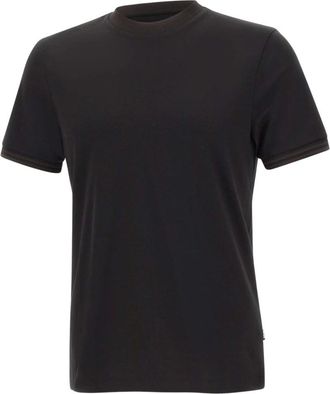 HUGO BOSS Hombre, Camisetas, Negro, Talla: S