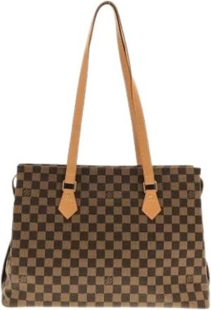 Louis Vuitton Pre-owned Shoulder Bags, female, Brown, Size: ONE SIZE Pre-owned Vintage Damier Shoulder Bag