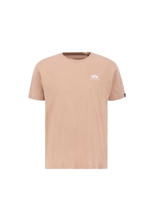 Alpha Industries T-Shirt ALPHA INDUSTRIES Basic T-Shirt SL, Herren, Gr. XXL, orange (dusty coral), Obermaterial: 100% Baumwolle, Shirts T-Shirt