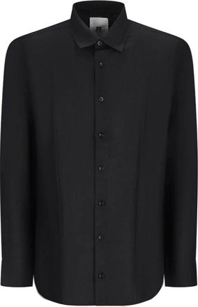 Pantaloni Torino Klassiek shirt voor mannen - Heren - Casual Overhemden - Zwart - L - Overhemden