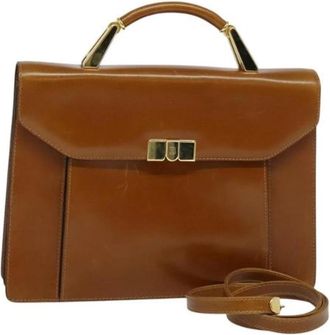 Bally Tweedehands leren handtassen - Dames - Vintage Handtas - Bruin - ONE Size - Leer - Vintage