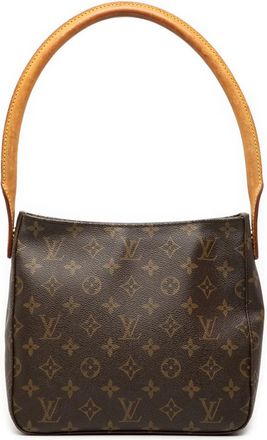 Louis Vuitton Borsa a spalla Looping MM con monogramma 2001 - Marrone