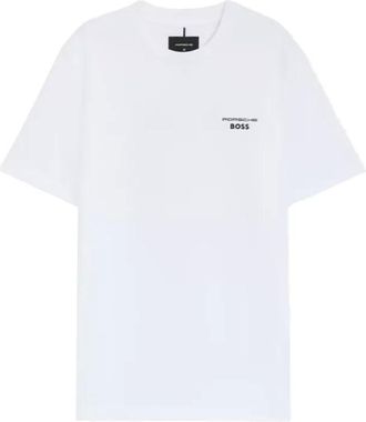 HUGO BOSS Heren, Tops, Wit, Maat: 2XL Katoen