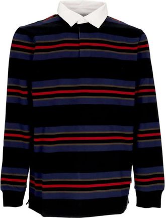 Carhartt Work in Progress Long Sleeve Oregon Rugby Shirt - Heren - Polos - Veelkleurig - M - Katoen - Tops
