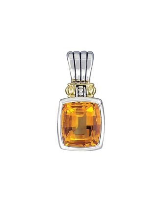 Lagos Lagos Glacier Now 18K & Silver Citrine Enhancer