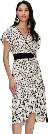 Diane Von F&uuml;rstenberg Kleedjes, Dames, Veelkleurig, S, Violla Wrap Dress