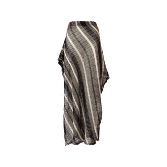 Missoni Maxi Skirts, female, Gray, Size: M Long Striped Skirt