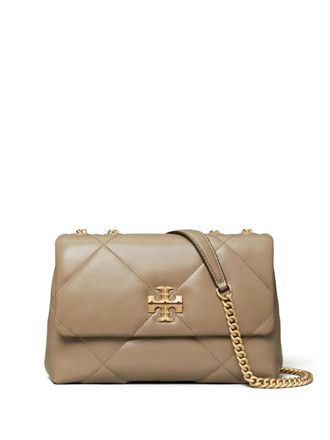 Tory Burch Kleine Kira diamantvormig gevoerde verstelbare schoudertas - Beige