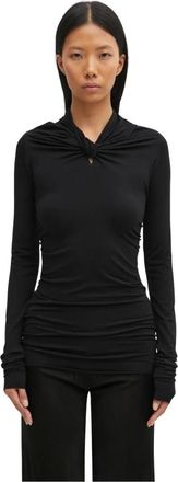Rick Owens Kairo Top - - Sweatshirts & Hoodies - Donna - Nero - L