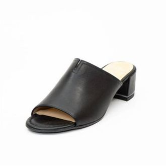 Ara Womens Gerty Block Heel Slide In Black