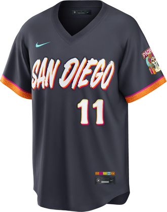 Nike Yu Darvish San Diego Padres City Connect Nike Mens MLB Stadium Jersey in Black | RE260H3HPY9-14D