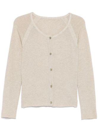 Chanel 2010s vest met ronde hals - Beige