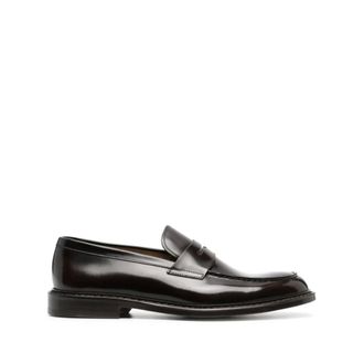 Doucal's Schoenen, Heren, Zwart, 45 EU, Penny Loafers in Ebony Brown