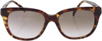 Gucci Pre-owned Accessories, female, Brown, Size: ONE SIZE Pre-owned Plastic Sunglasses